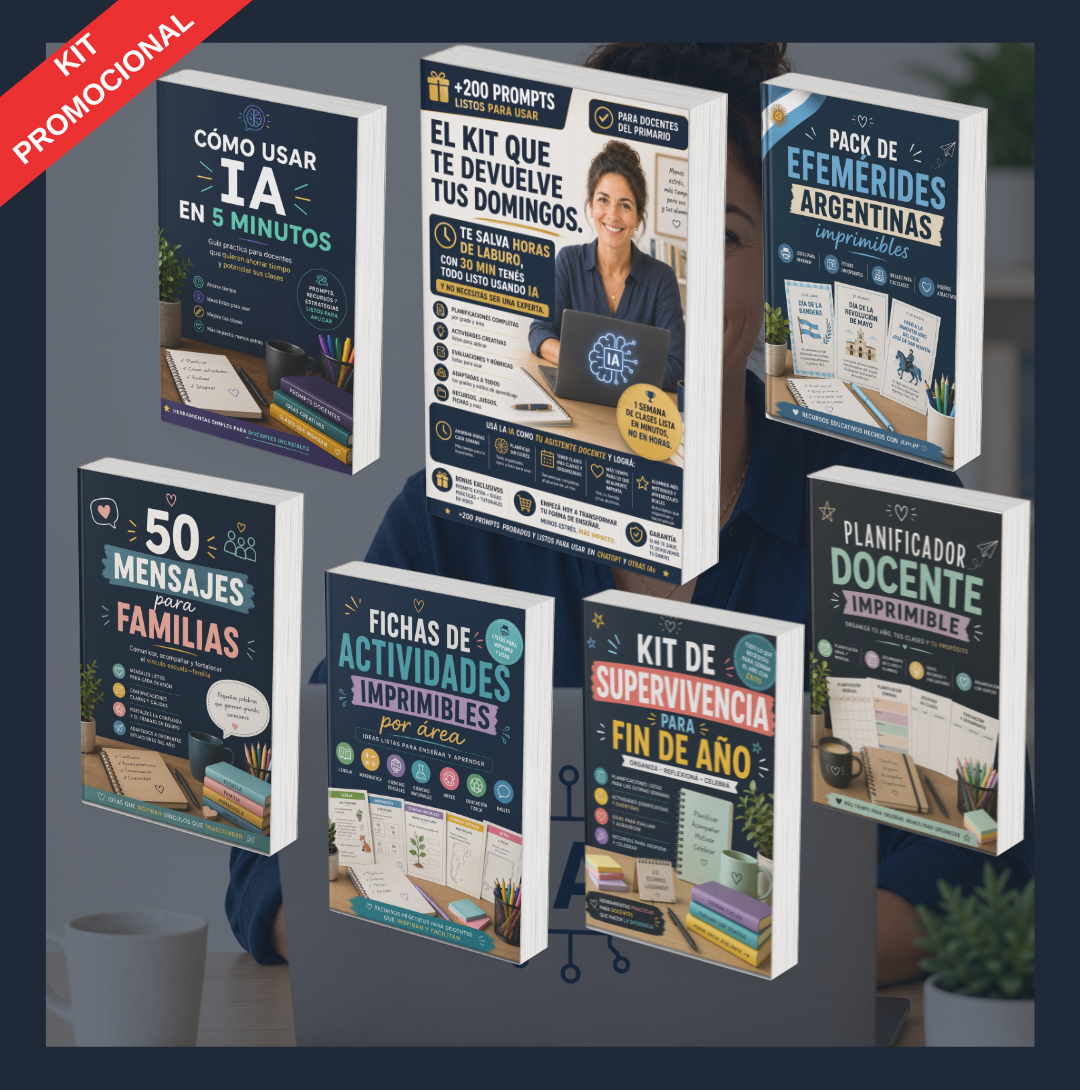 Kit Docente para Preparar Clases + 6 Bonos de regalo 🎁